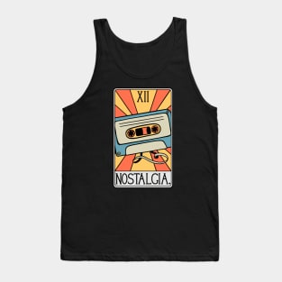 The Nostalgia Tarot Card - 90s and 80s Vintage Tape Tank Top